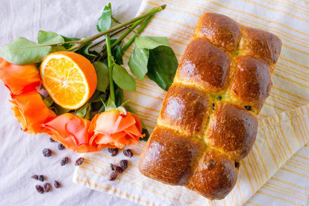 cinnamon orange raisin brioche
