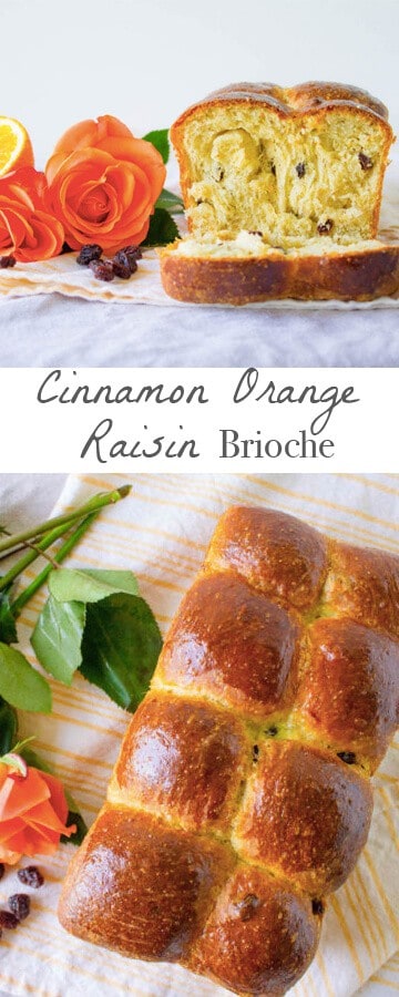 Cinnamon Orange Raisin Brioche