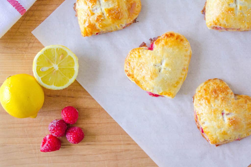 raspberry lemon hand pies