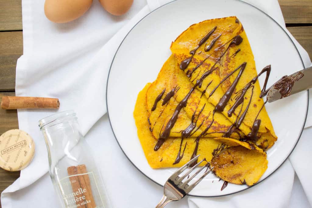 pumpkin crepes