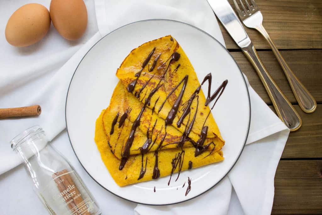 pumpkin crepes 