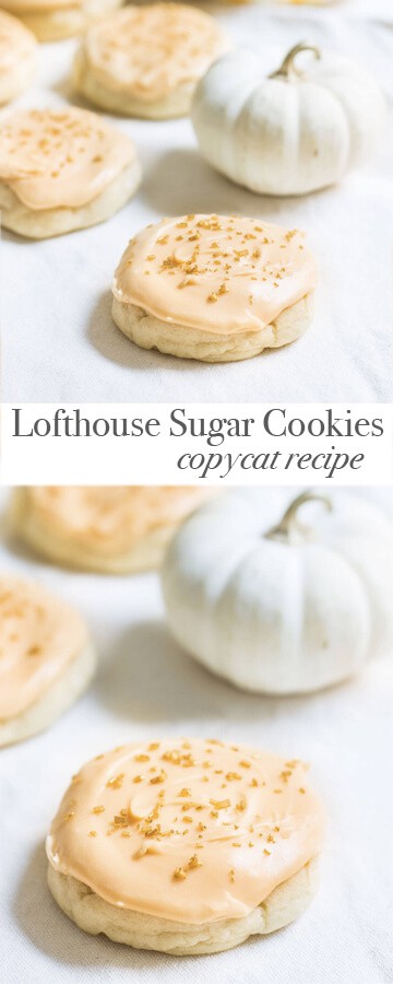 Lofthouse Sugar Cookies Copycat Recipe. Tastes just like the original! via MonPetitFour.com