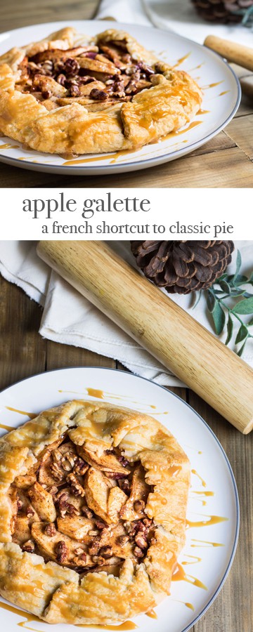 Apple Galette: The Easy Way to Make Pie! Recipe via MonPetitFour.com