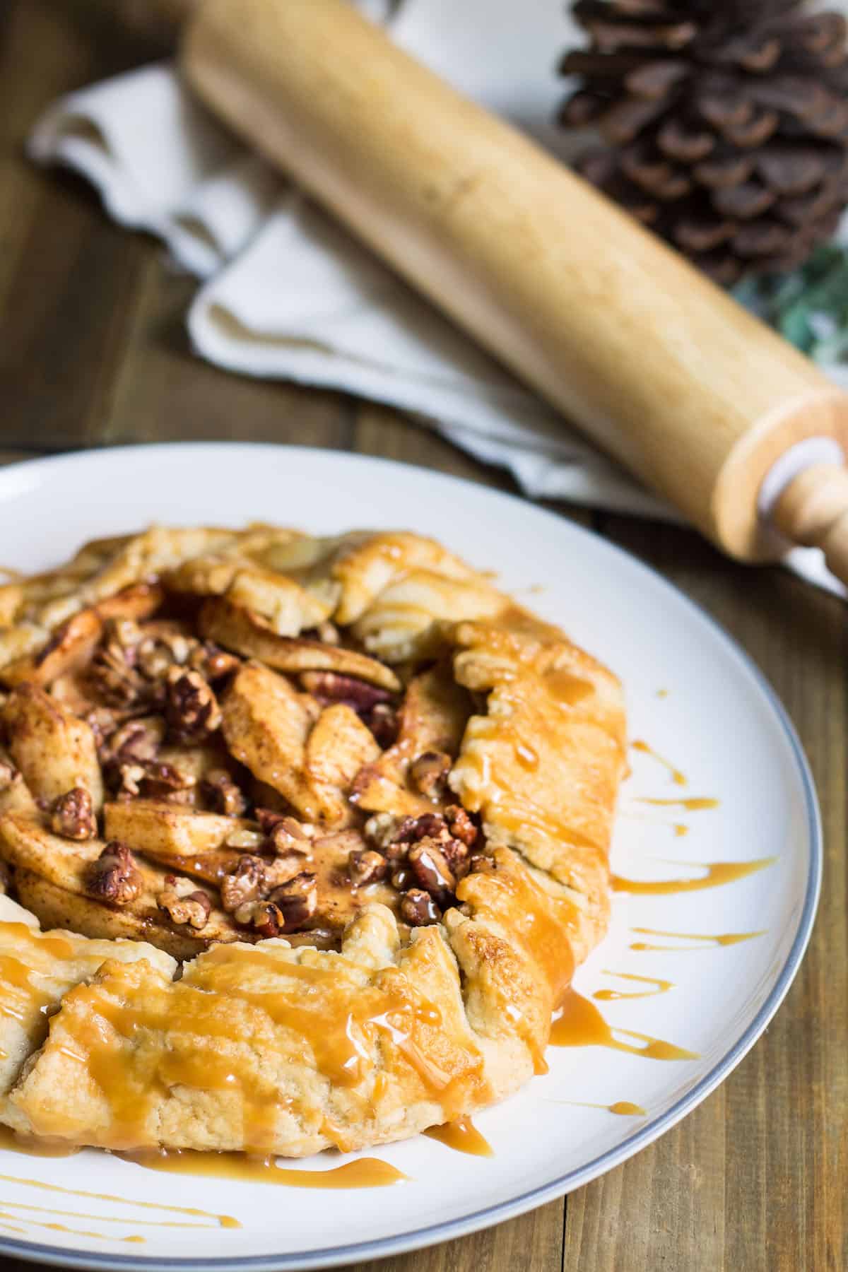 Apple Galette: The Easy Way to Make Pie! Recipe via MonPetitFour.com