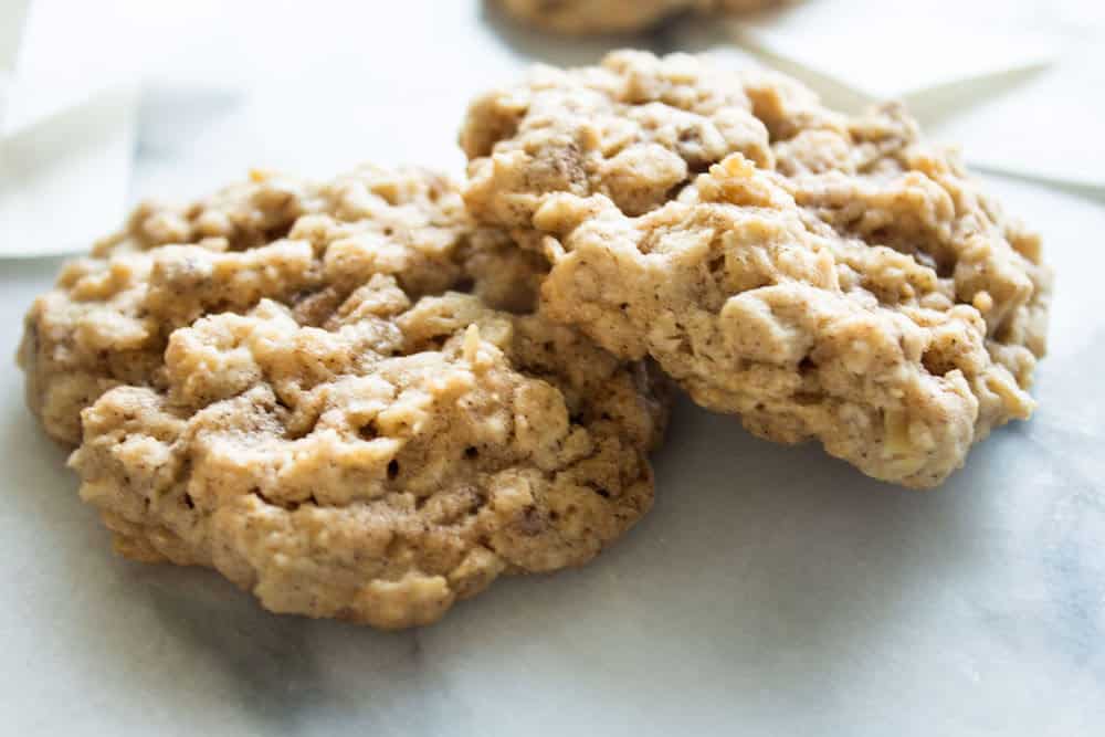 oatmeal cookies close-up shot