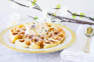 gaufres à la glace