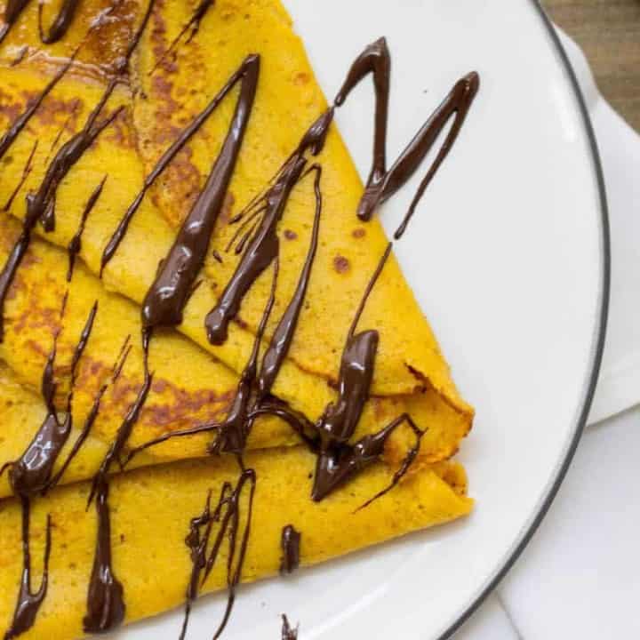 pumpkin crepes