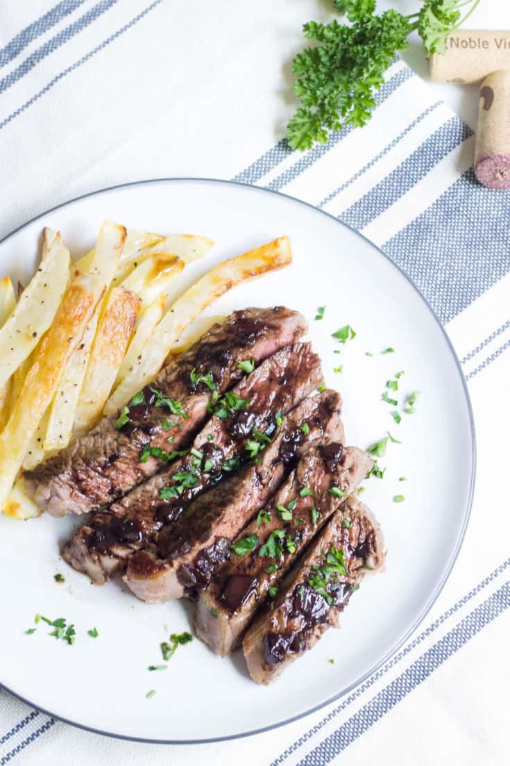 Intercot Meat Entrecote Steak with Red Wine Sauce - Mon Petit Four®
