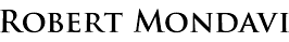 robert mondavi