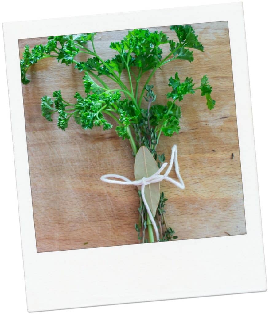 Chicken Fricassee: a one-pot chicken dinner made with mushrooms, tarragon, and a cream sauce. Easy weeknight dinner! Recipe via MonPetitFour.com