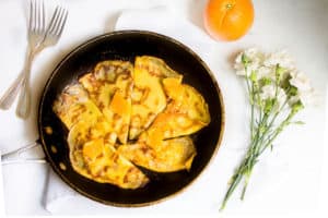 Crepes Suzette: French pancakes cooked in a delicious orange-butter sauce. Recipe via MonPetitFour.com