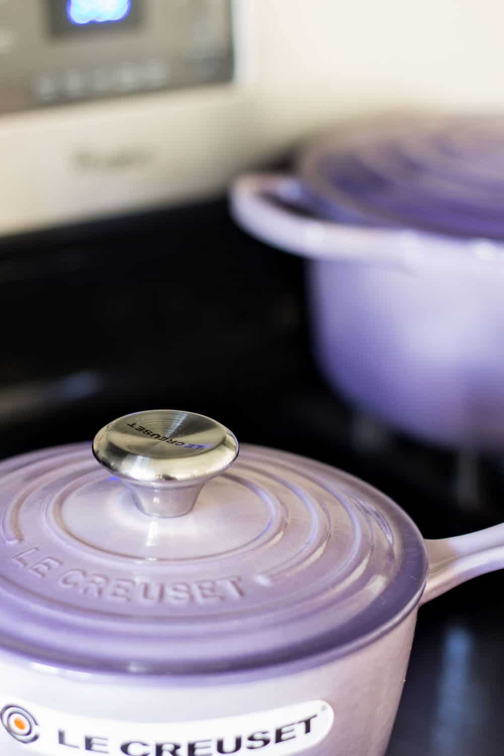 Le Creuset signature saucepan lid