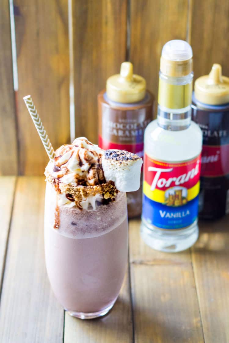 S'mores Milkshake Recipe portrait view
