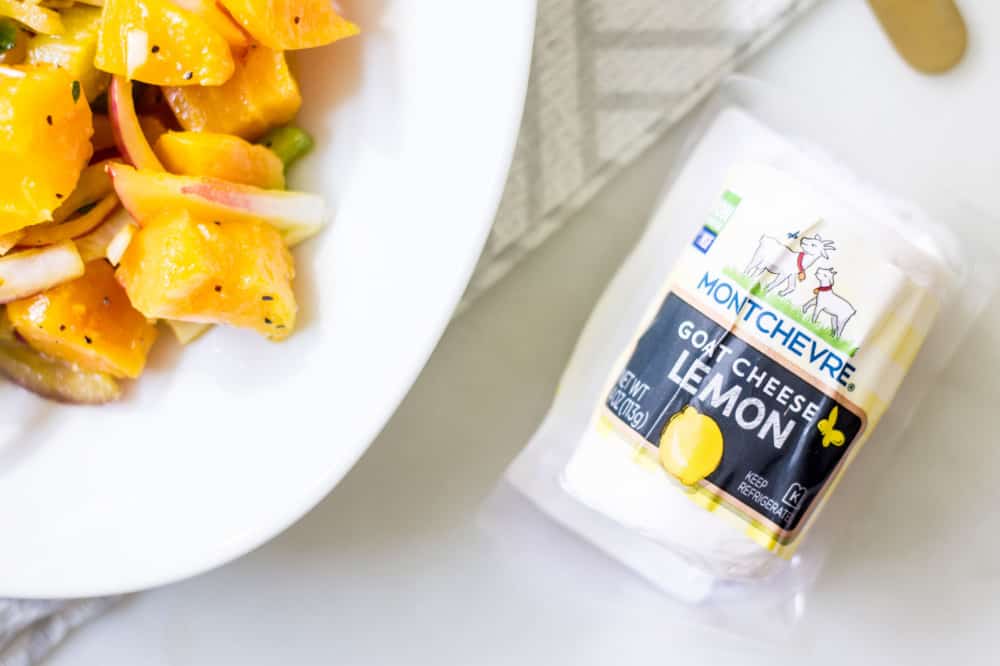 Montchevre goat cheese lemon