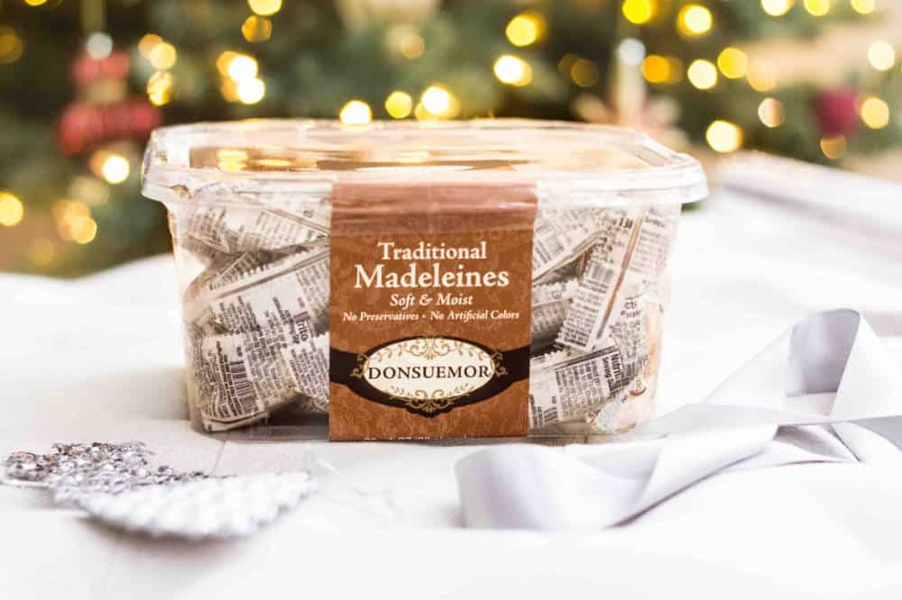 box of donsuemor traditional madeleines