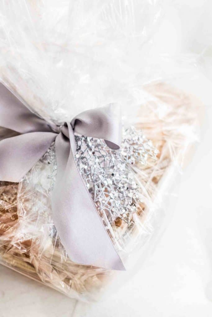 Donsuemor madeleines wrapped up as a gift