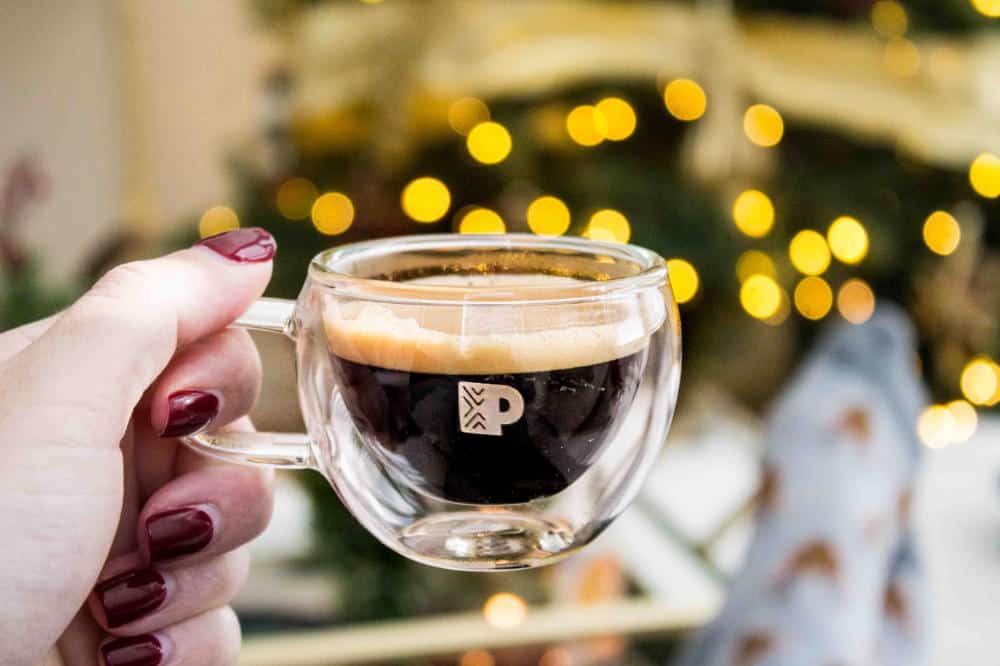 Peet's at-home espresso in a cup for the holidays