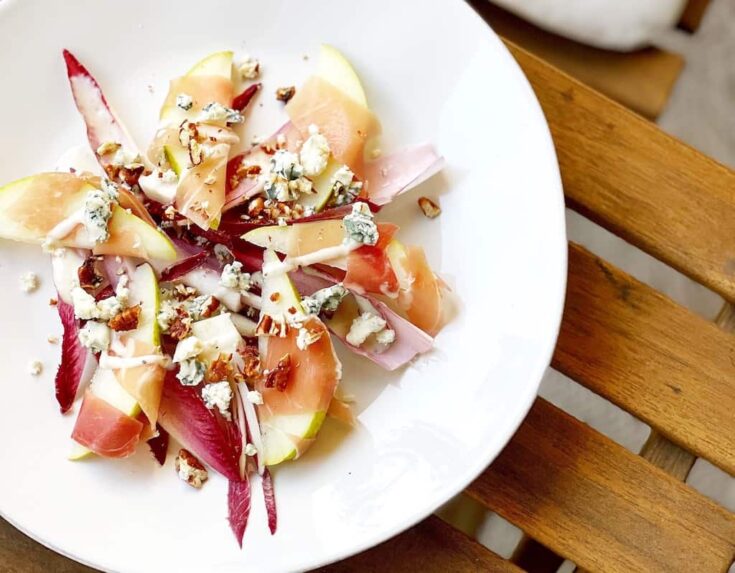 Endive Salad Recipe with Pears and Blue Cheese Mon Petit Four®