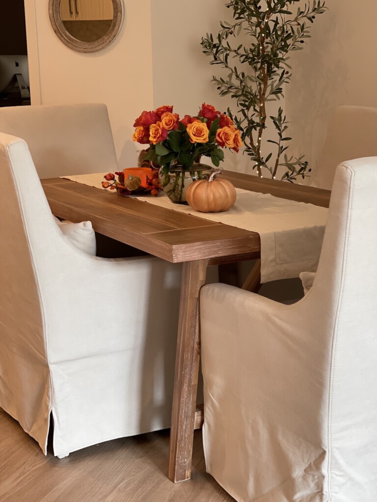 fall dining table