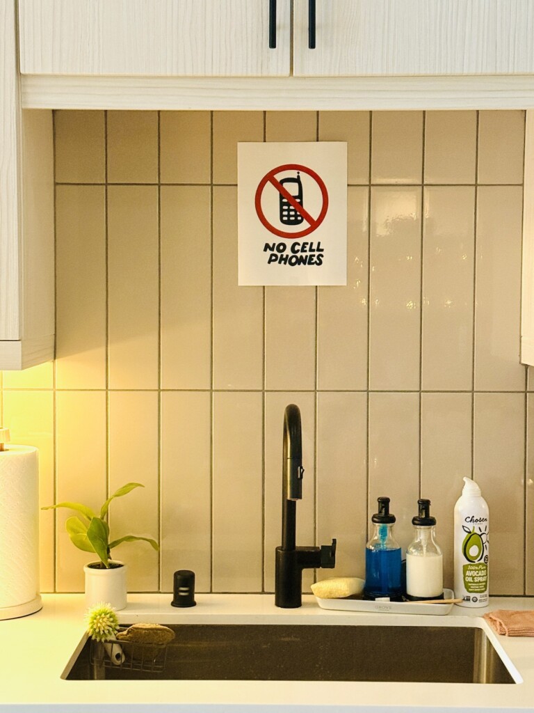 no cell phones poster