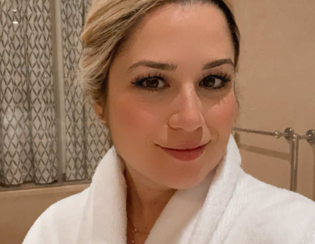 beeta in her bath robe
